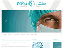 Tablet Screenshot of kafoumedical.com